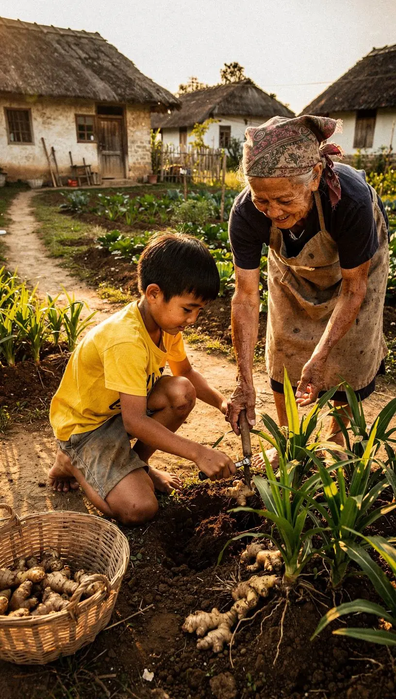 Egy csésze gyömbértea, amelyben a fűszeres ízek élénk színű gyógynövényekkel találkoznak